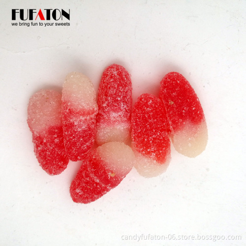 Colorful gummy body parts finger gummy candy for Halloween